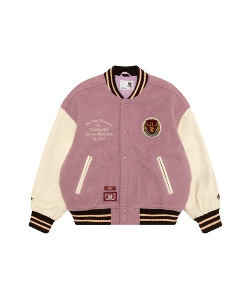 A BATHING APE 美品スタジャン エイプ サイズL A BATHING APE（アベイシングエイプ） スタジャン BATHING APE VARSITY