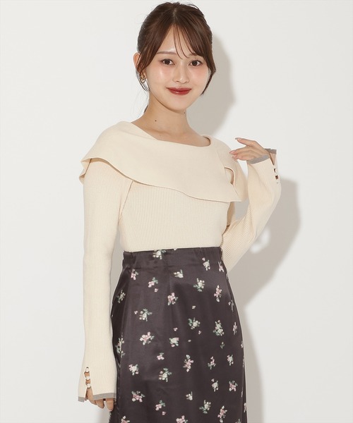 AND COUTURE（アンドクチュール） ニット セーター アシンメトリー