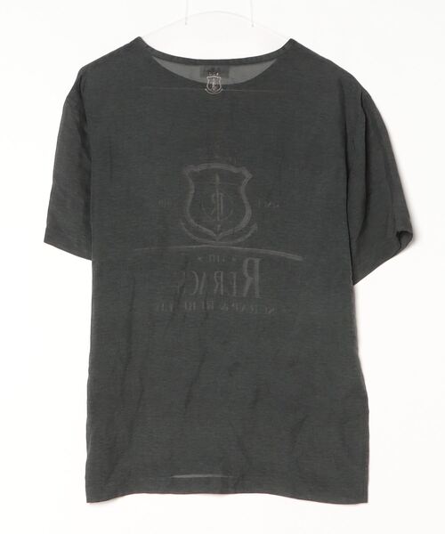 「THE RERACS」 半袖Tシャツ 34 グレー メンズ_画像2