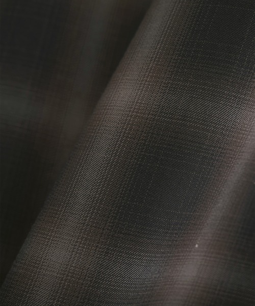 シャツ 「CULLNI」別注 Leather Pocket Check L/S Shirts メンズ