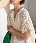 ブラウス シャツ 夏 半袖 「接触冷感・吸水速...の詳細画像4