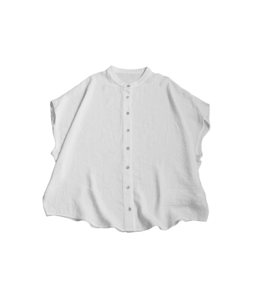 「antiqua」 半袖ブラウス ONESIZE ダークグレー レディース_画像2