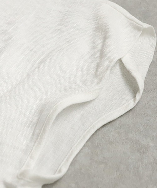 「antiqua」 半袖ブラウス ONESIZE ダークグレー レディース_画像7