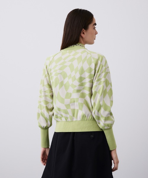 「UNITED TOKYO」 長袖ニット FREE ライトブルー レディース_画像9