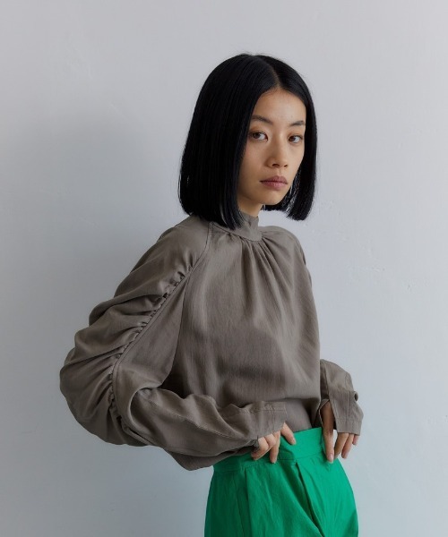 「CASA FLINE」 長袖ブラウス FREE ネイビー レディース_画像9
