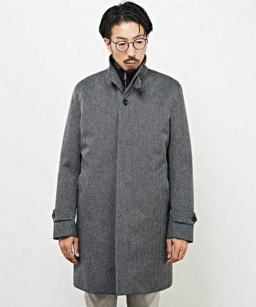 MEN'S MELROSE 「MEN'S MELROSE」 ステンカラーコート 3 グレー メンズ