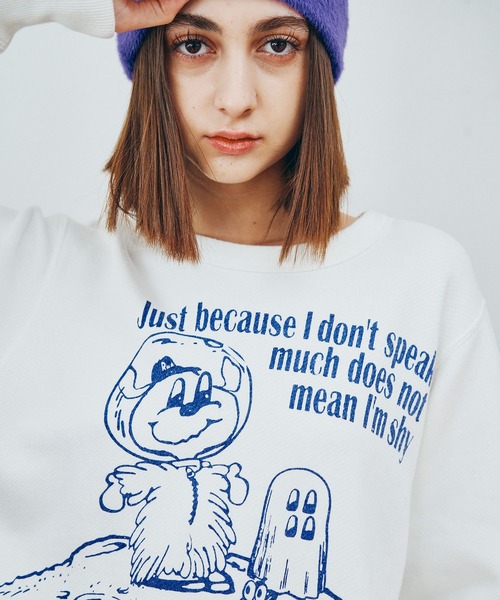 【ネイビー】M2591 トンプキン宇宙トレーナー RNA（アールエヌエー） tシャツ M2591 トンプキン宇宙トレーナー