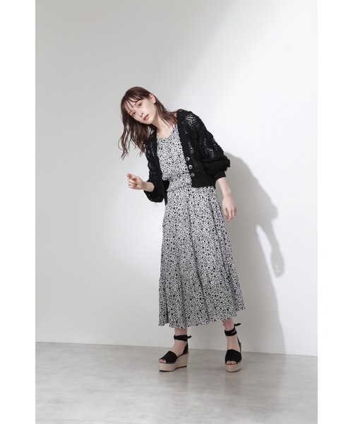 「JILL STUART」 ニットカーディガン FREE ベージュ レディース_画像6