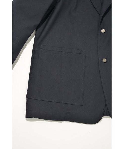 「SUPERTHANKS」 テーラードジャケット M ネイビー メンズ_画像4