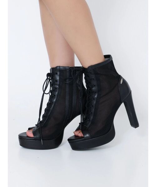 EATME（イートミー） ブーツ レースアップシアーブーツサンダル