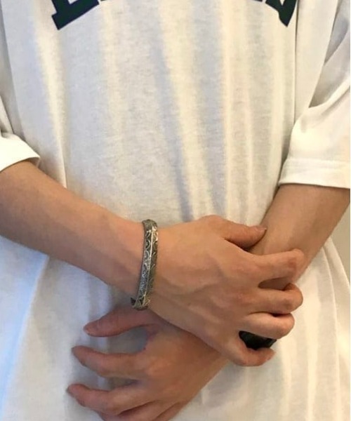 「BEAMS HEART」 バングル ONE SIZE シルバー メンズ_画像8