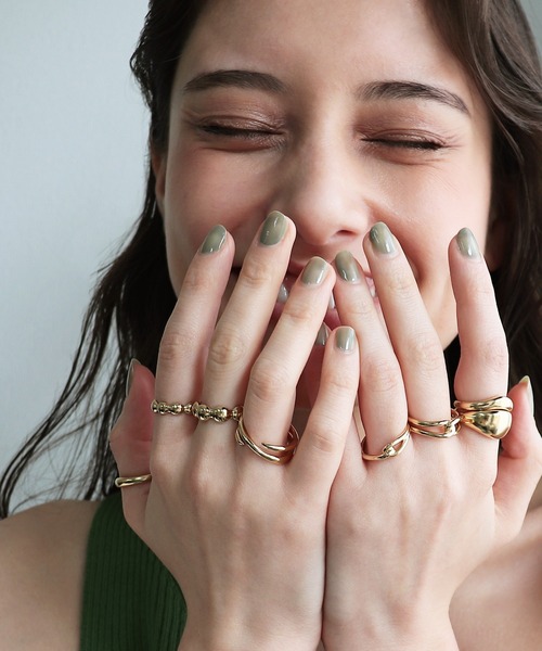 「NOIR DE POUPEE」 リング #13 ゴールド レディース_画像4