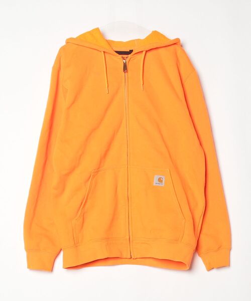 RLXフード付きジップパーカーオレンジM RLXフード付きジップパーカーオレンジM RLXフード付きジップパーカー