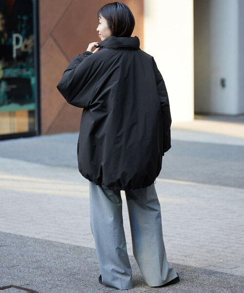 SLOBE IENA ポリエステルタッサー中綿モンスターパーカーブルゾン　38 SLOBE IENA ポリエステルタッサー中綿モンスターパーカーブルゾン