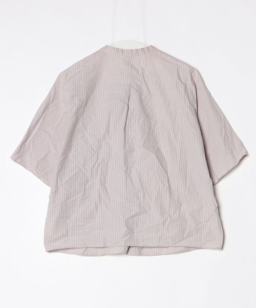 「human woman」 半袖ブラウス MEDIUM チャコールグレー レディース_画像2