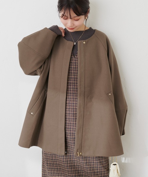 「natural couture」 コート FREE アイボリー レディース_画像7