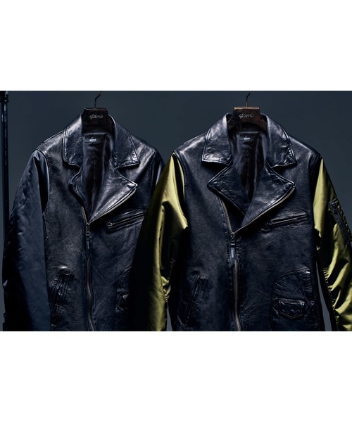 glamb（グラム） レザージャケット M ブラック メンズ : ZOZOTOWN