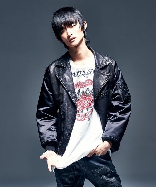 glamb（グラム） レザージャケット M ブラック メンズ : ZOZOTOWN