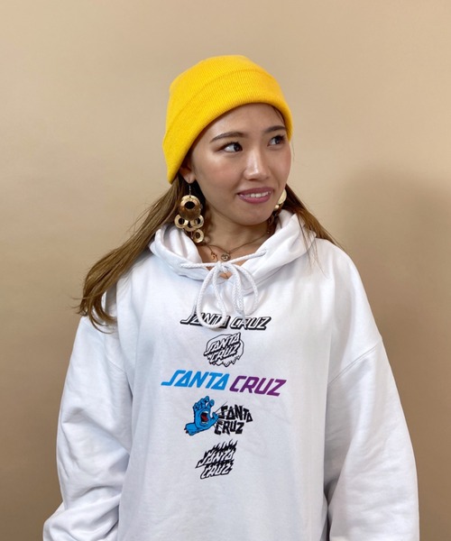 「SANTA CRUZ」 プルオーバーパーカー M グレー レディース_画像7