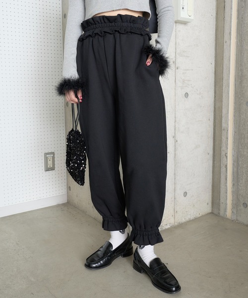 「WC」 スウェットパンツ FREE ホワイト レディース_画像6