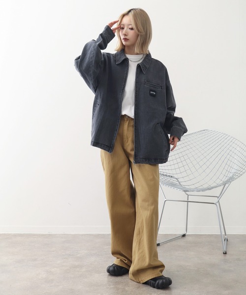 THRASHER（スラッシャー） デニムジャケット gジャン 「THRASHER 