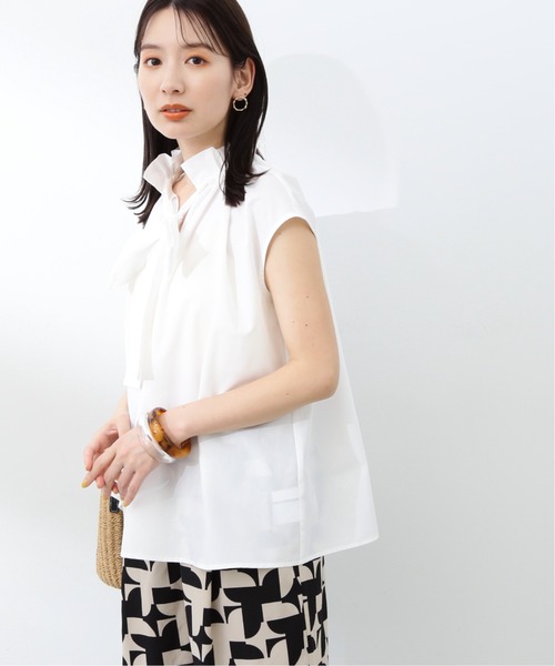 「N.(N. Natural Beauty Basic)」 ノースリーブブラウス MEDIUM ブルー レディース_画像4