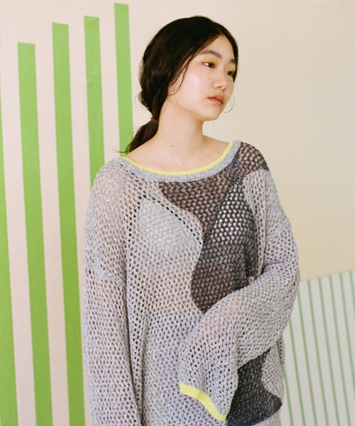 PAMM（パム） 長袖ニット フリー グリーン レディース : ZOZOTOWN