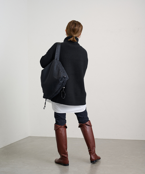 「FRAMeWORK」 タートルネックニット FREE ブラック レディース_画像4