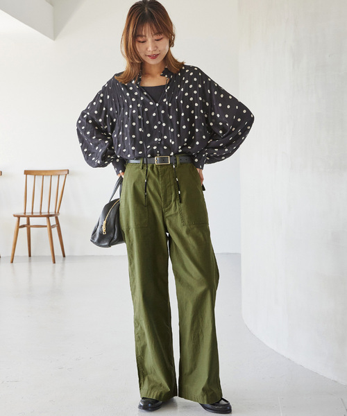 「JOURNAL STANDARD relume」 カーゴパンツ 36 ネイビー レディース_画像5