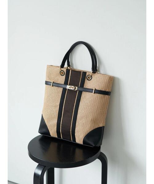 「YECCA VECCA」 2WAYバッグ FREE ベージュ レディース_画像4