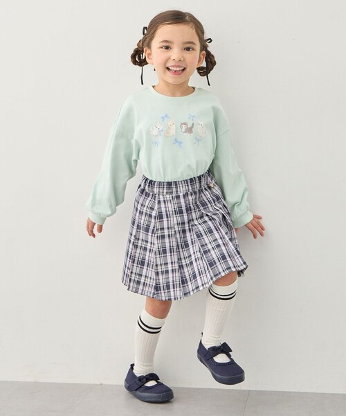ANY（エニィ） スカート チェックプリーツスカパン キッズ 子供服