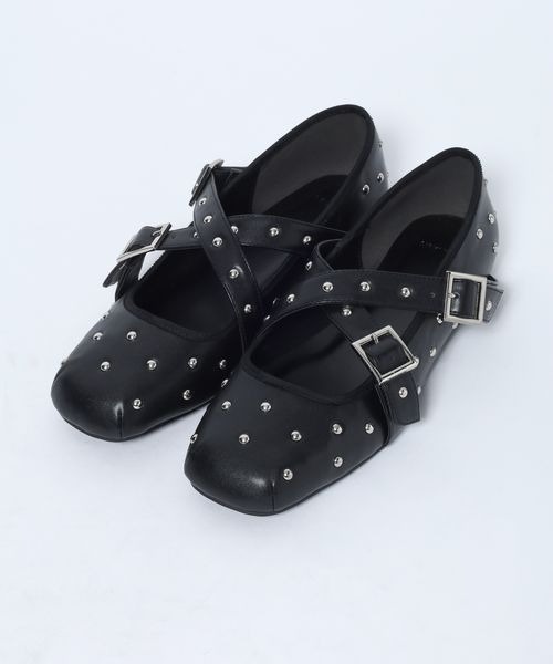 Jil Sander メリージェーン スタッズトリム シューズ Jil Sander
