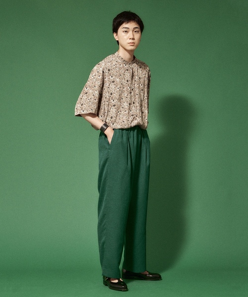 「EDIFICE LA BOUCLE」 イージーパンツ 1 ブラウン メンズ_画像3