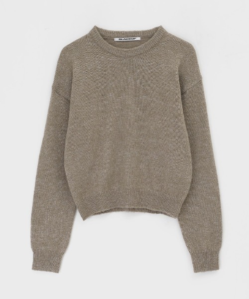 「BLACKUP」 長袖ニット ONESIZE ベージュ レディース_画像2