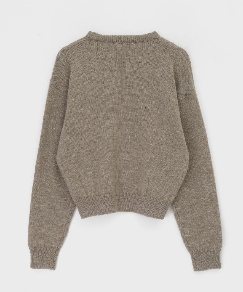 「BLACKUP」 長袖ニット ONESIZE ベージュ レディース_画像4