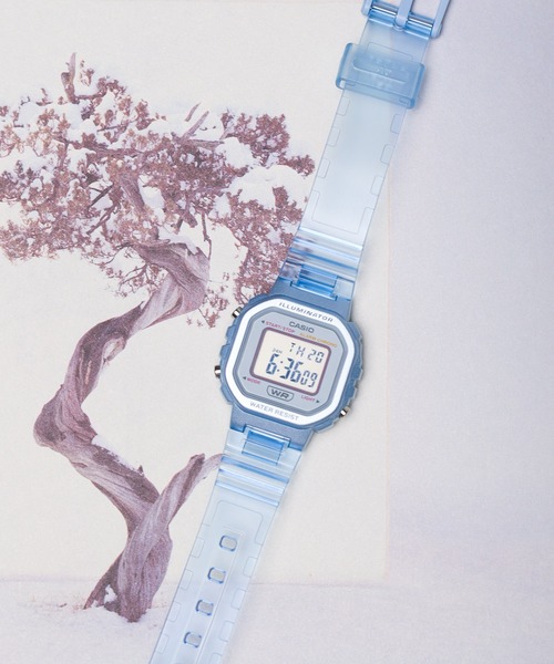「CASIO」 デジタル腕時計 FREE ホワイト レディース_画像6