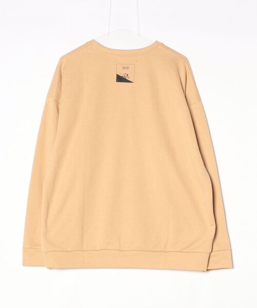 「neos」 スウェットカットソー MEDIUM ベージュ メンズ_画像2