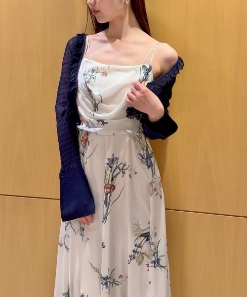 ♡SNIDEL♡NYBGキャミワンピース ネイビー NYBG キャミワンピース(ロングワンピース)｜ワンピース｜SNIDEL