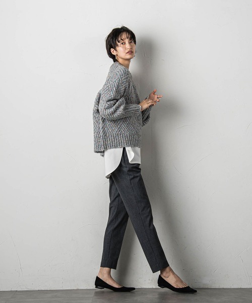 「MAYSON GREY」 長袖ニット M ブルー系その他 レディース_画像4