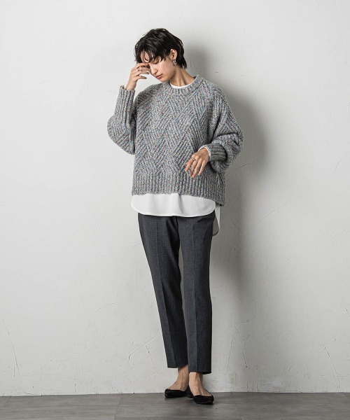 「MAYSON GREY」 長袖ニット M ブルー系その他 レディース_画像5