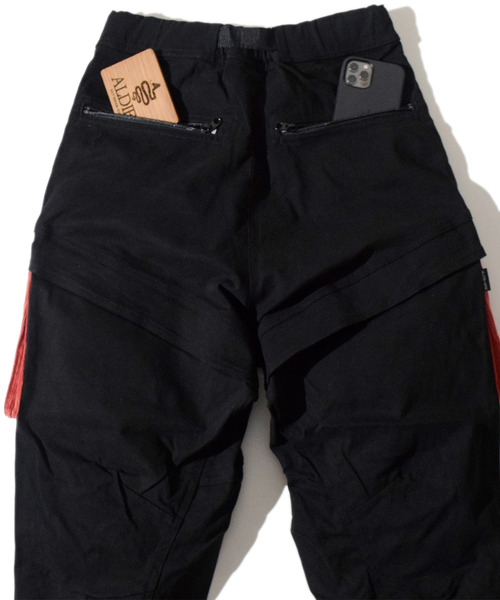 「ALDIES」 カーゴパンツ SMALL ブラック メンズ_画像9