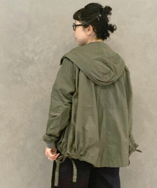 「JOURNAL STANDARD LUXE」 ナイロンブルゾン MEDIUM グリーン レディース_画像6