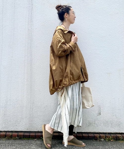 「JOURNAL STANDARD LUXE」 ナイロンブルゾン MEDIUM グリーン レディース_画像7