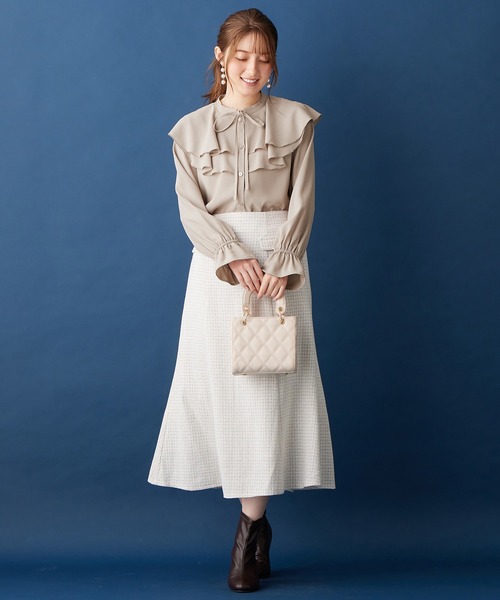 「alotta」 長袖ブラウス L ライラック レディース_画像2