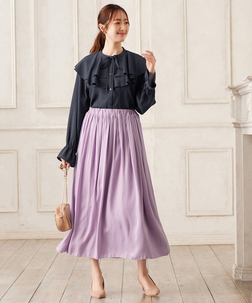 「alotta」 長袖ブラウス L ライラック レディース_画像4