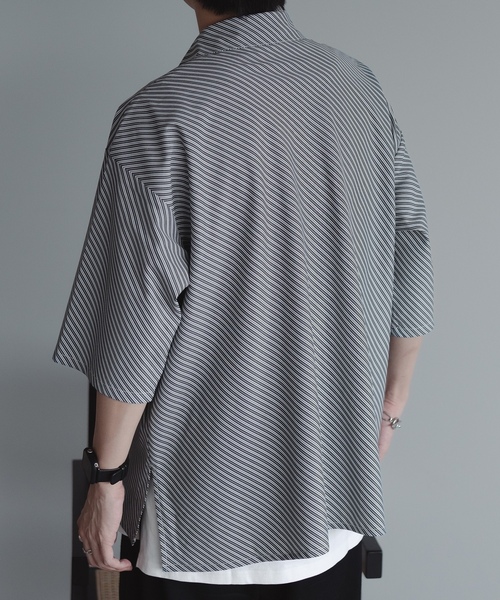 「epnok」 半袖シャツ LARGE ブルー メンズ_画像5