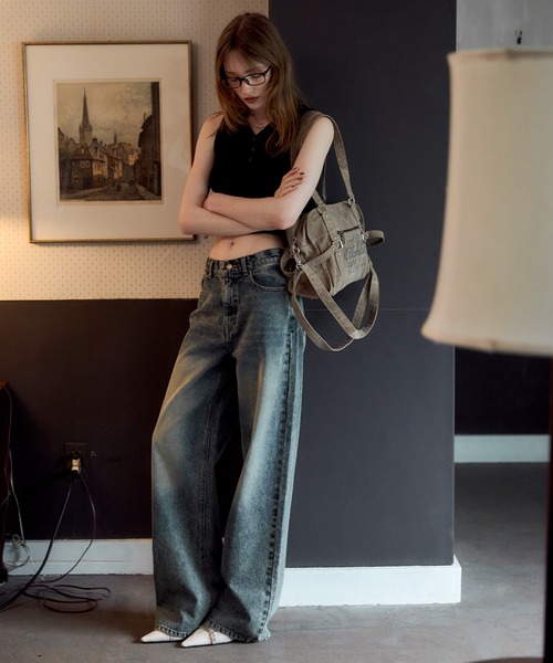 ACLENT（アクレント） デニムパンツ SMALL ブラック レディース