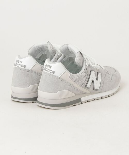 「New Balance」 ローカットスニーカー 23.5cm グレー レディース