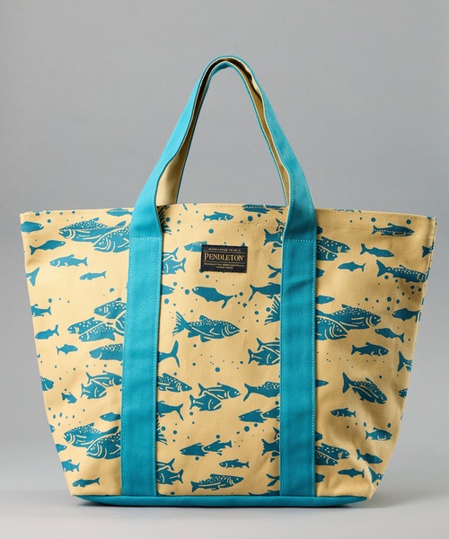 PENDLETON GOBLINS LARGE TOTE BAG ブルー PENDLETON / ペンドルトン 
