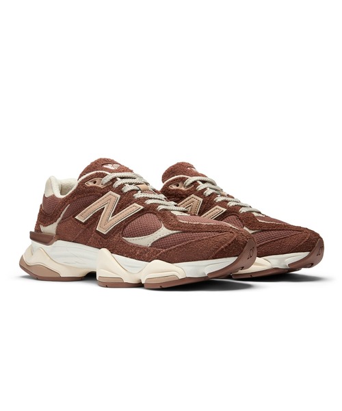 「New Balance」 ローカットスニーカー 25.0cm ブラウン レディースの画像